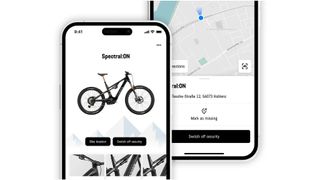 Canyon app bike tracking feature