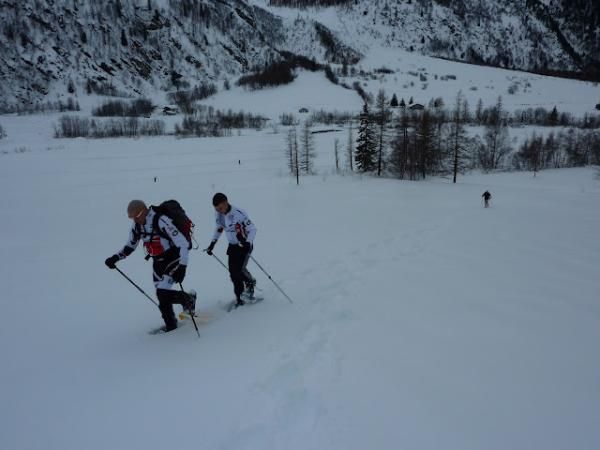 The BH Suntour Peisey-Vallandry team cross trains