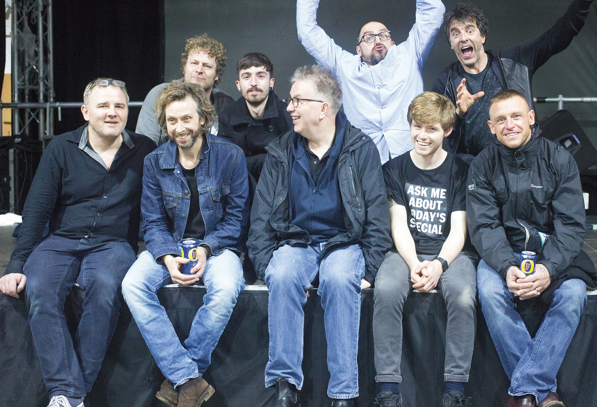 With Tom Robinson's band
