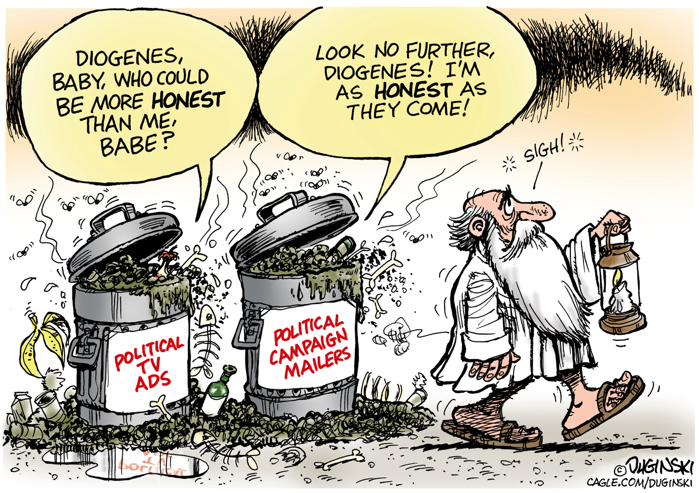 Political cartoon