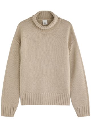 Nola Roll-Neck Wool-Blend Jumper