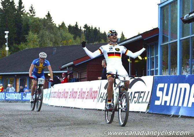 Simon Gegenheimer wins the eliminator in Hafjell