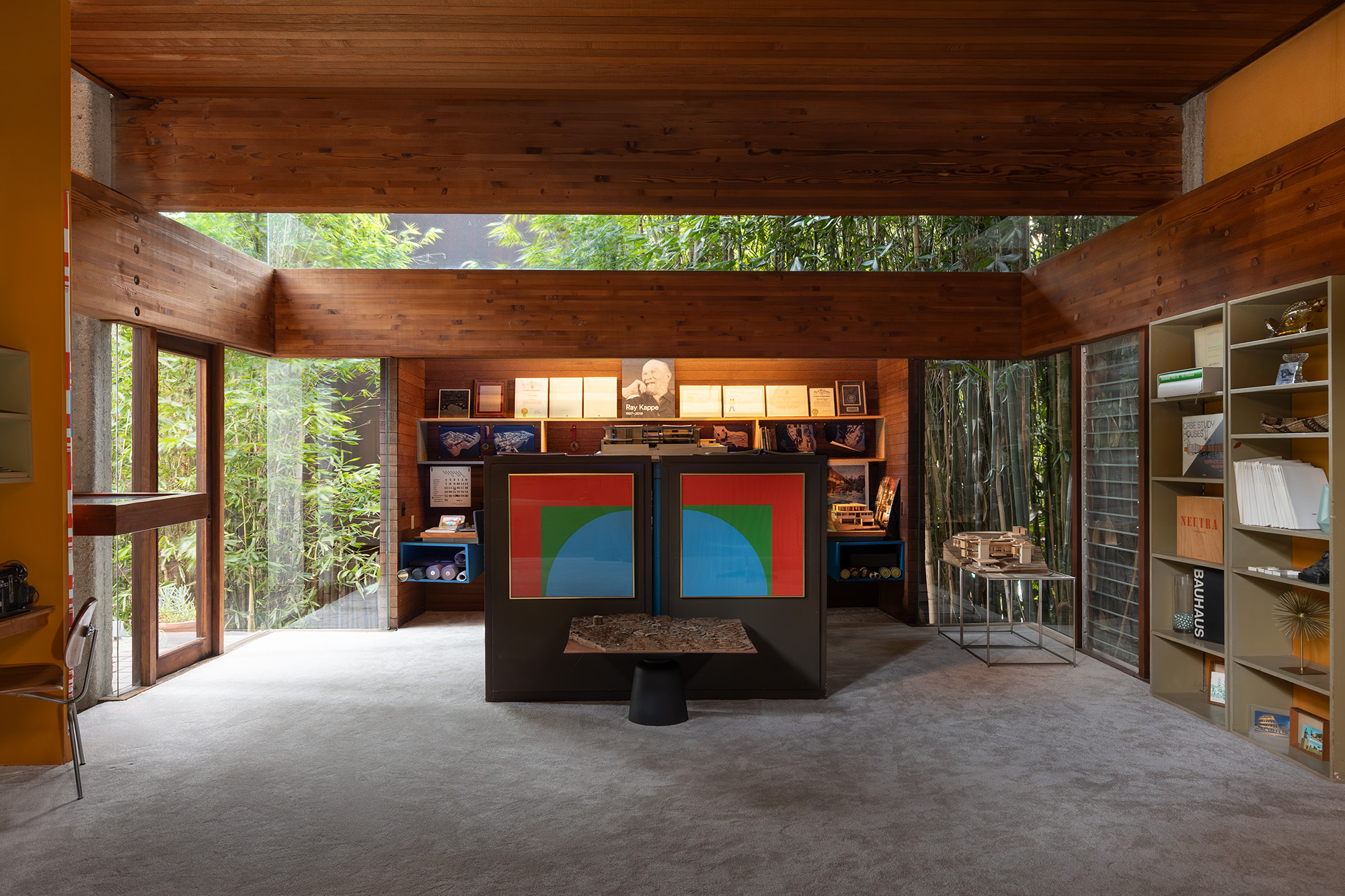 Another view of Kappe's office and studio