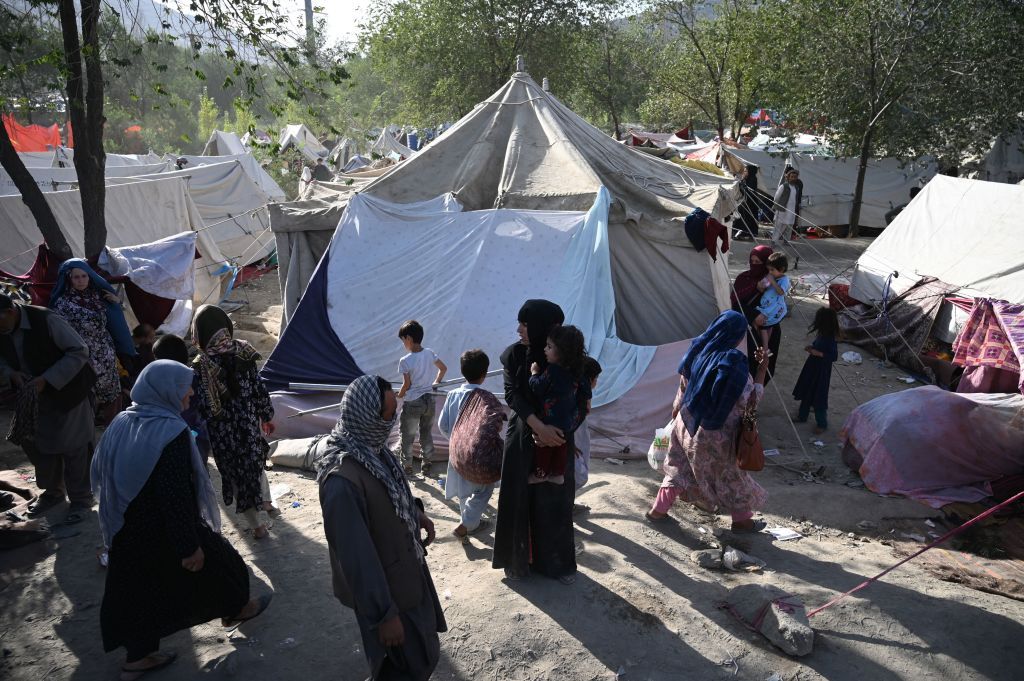 Internally displaced Afghans.