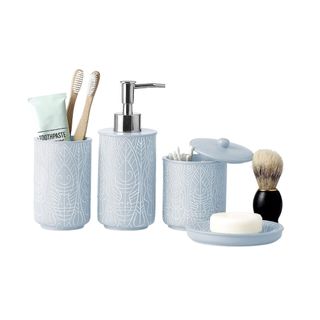 Virtune Bathroom Accessories Set in light blue