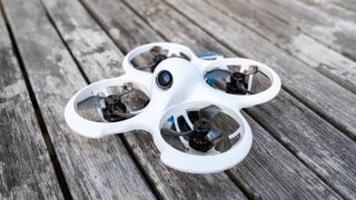 best drone Cetus Pro Drone on a wooden boardwalk