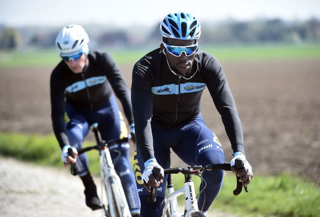 Rwandan cyclist Joseph Areruya of Delko-Marseille Provence-KTM