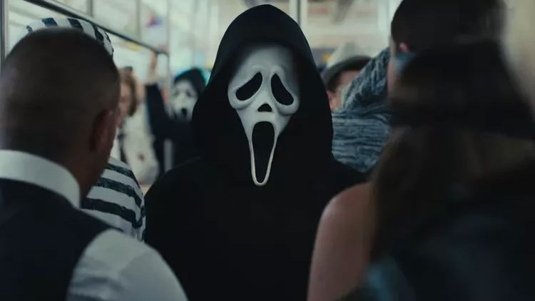 Ghostface di kereta di Scream vi