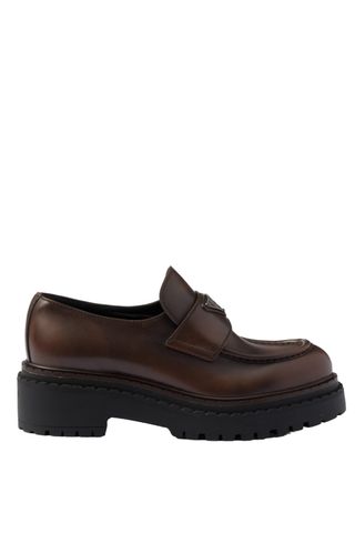 Double Chocolate Leather Loafers