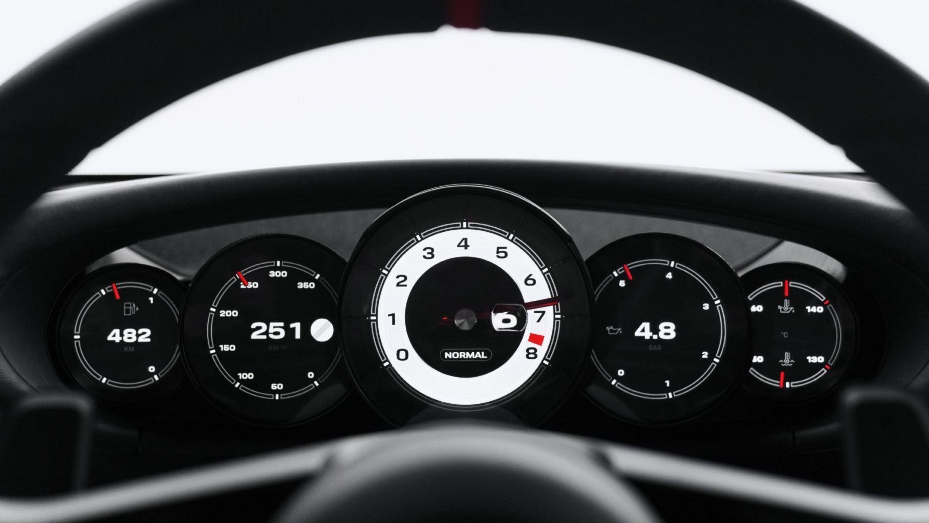 Porsche Mission S cabin