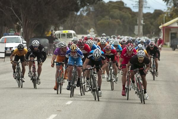 The charge to the line with Malaysian Harrif Saleh (far right) and Rico Rogers (centre) leading the way.