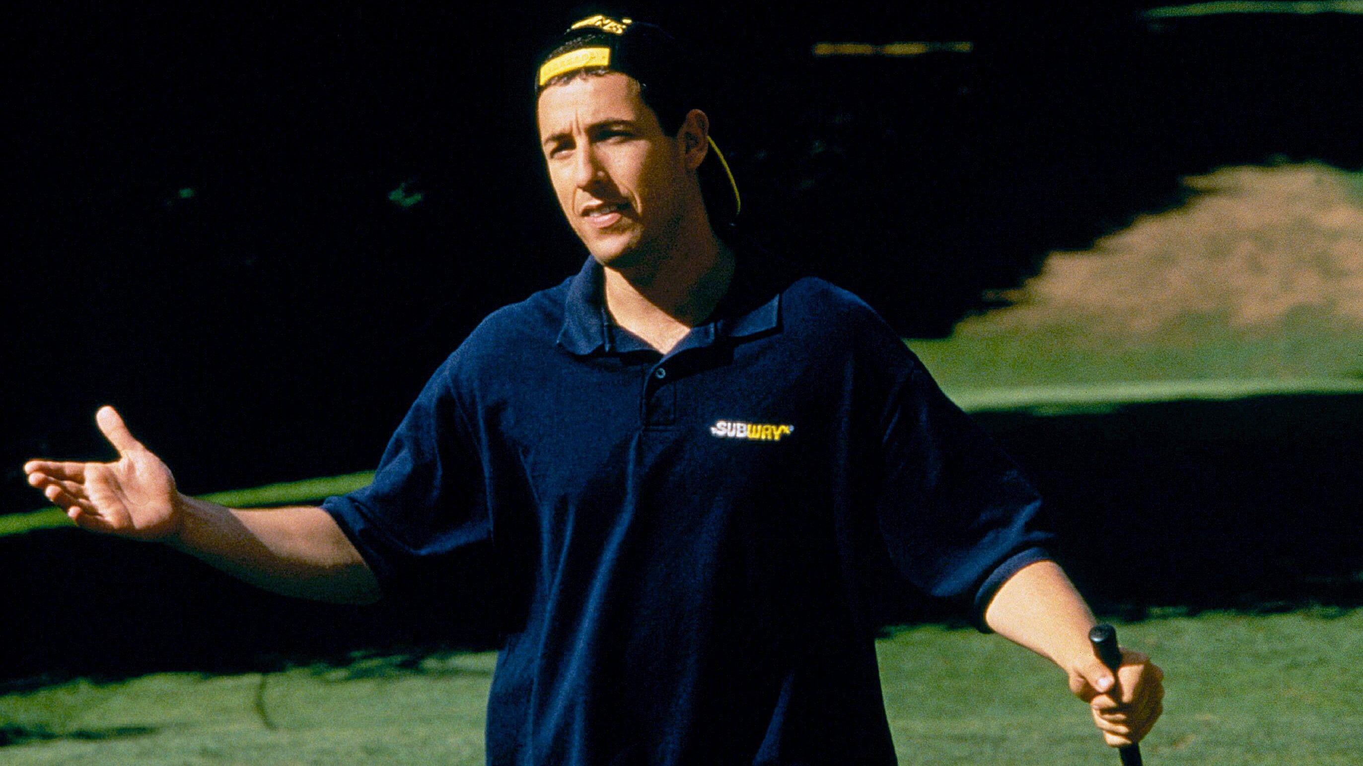 Adam Sandler as seen in "Happy Gilmore"