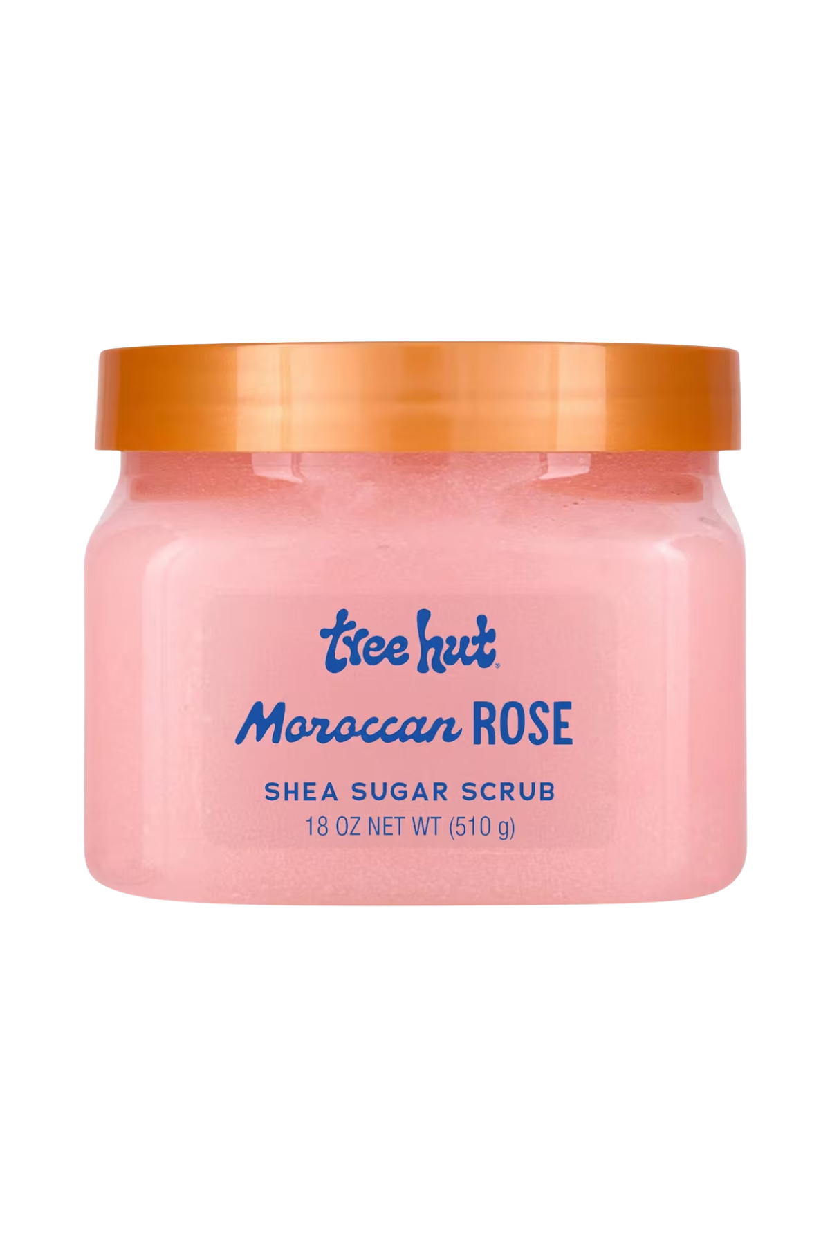 A tub of Tree Hut Shea Sugar Scrub.