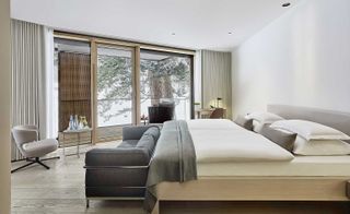Bedroom of hotel Lanserhof Lans — Innsbruck