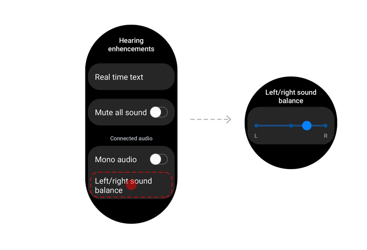 Wear OS 3.5 and One UI Watch 4.5 UI changes