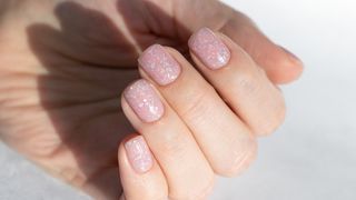 Nail trends 2023 - image of pixie dust nail trend