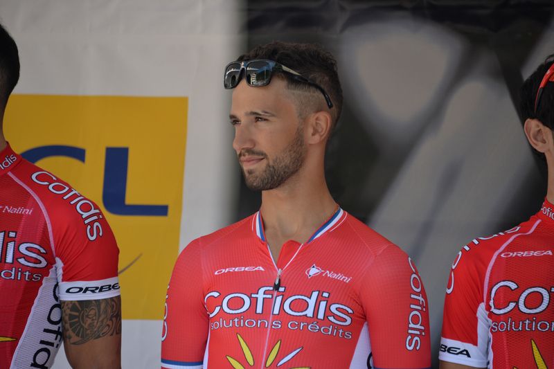 Nacer Bouhanni during the team presentation