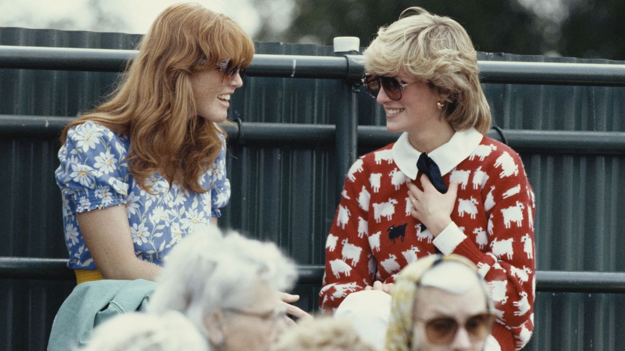 Princess Diana wears famed red and white sheep jumper from Warm &amp; Wonderful 