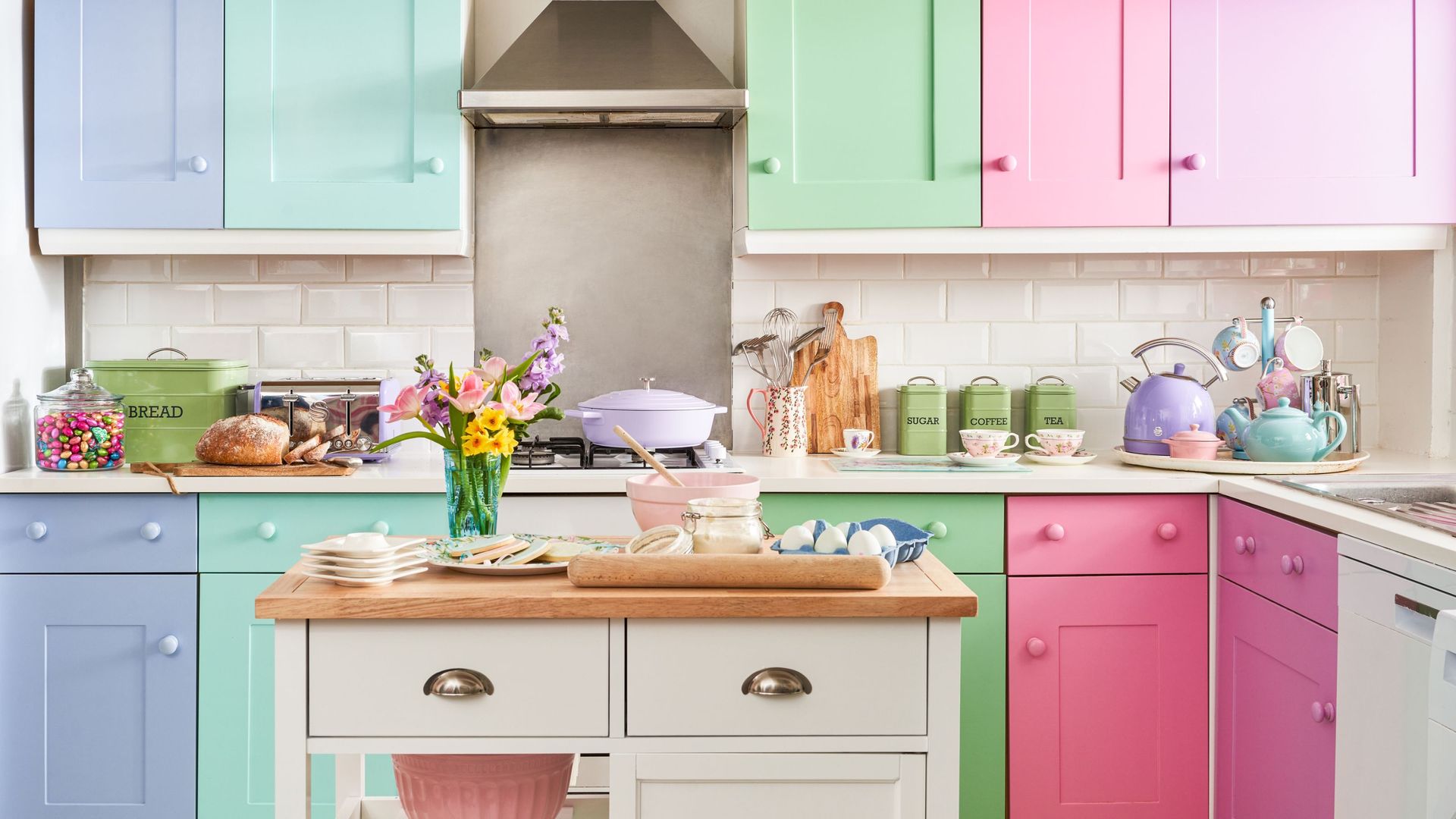 10 sweet pastel kitchen ideas that will add personality | Real Homes