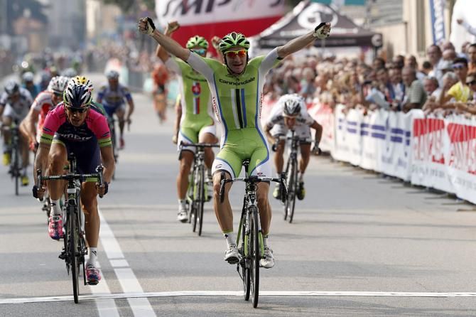 Elia Viviani (Cannondale) wins the Coppa Bernocchi