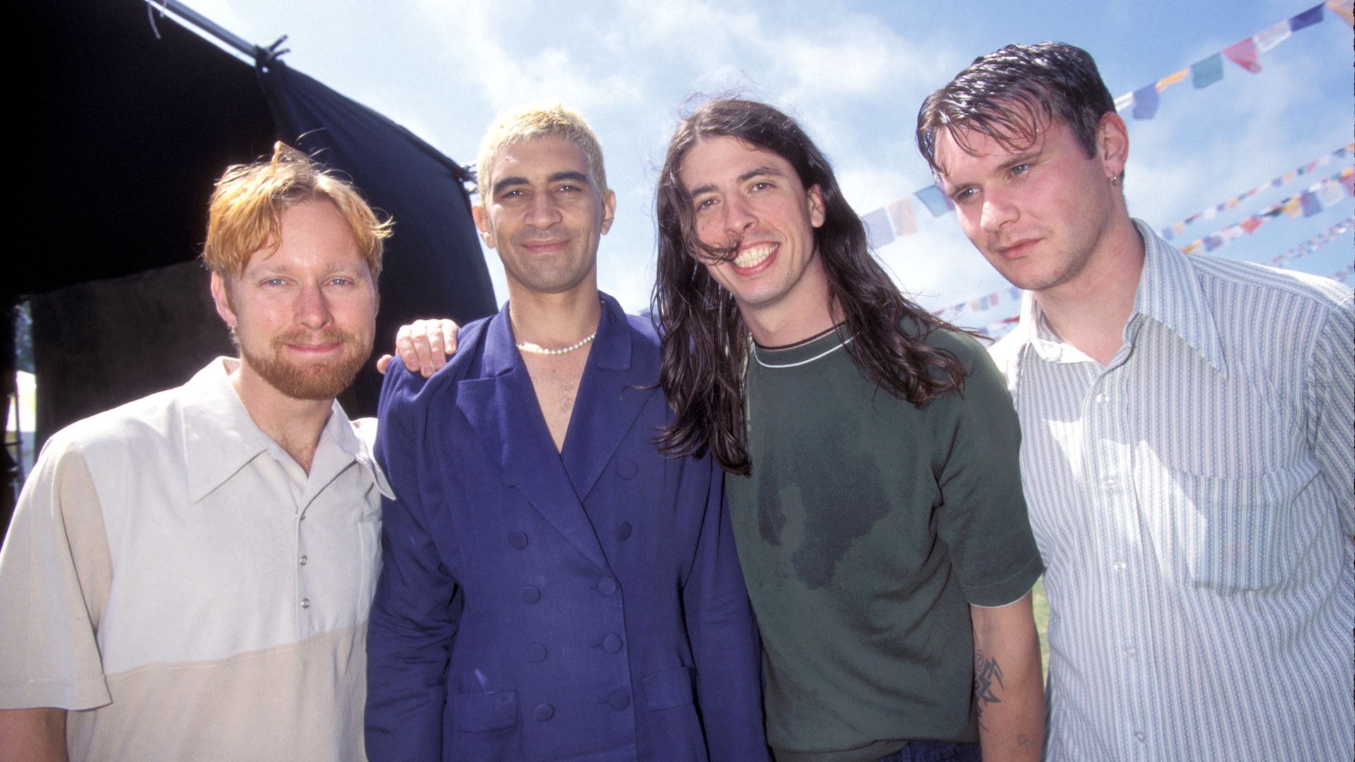 Foo Fighters at the Polo Fields, Golden Gate Park in San Francisco, California in 1996