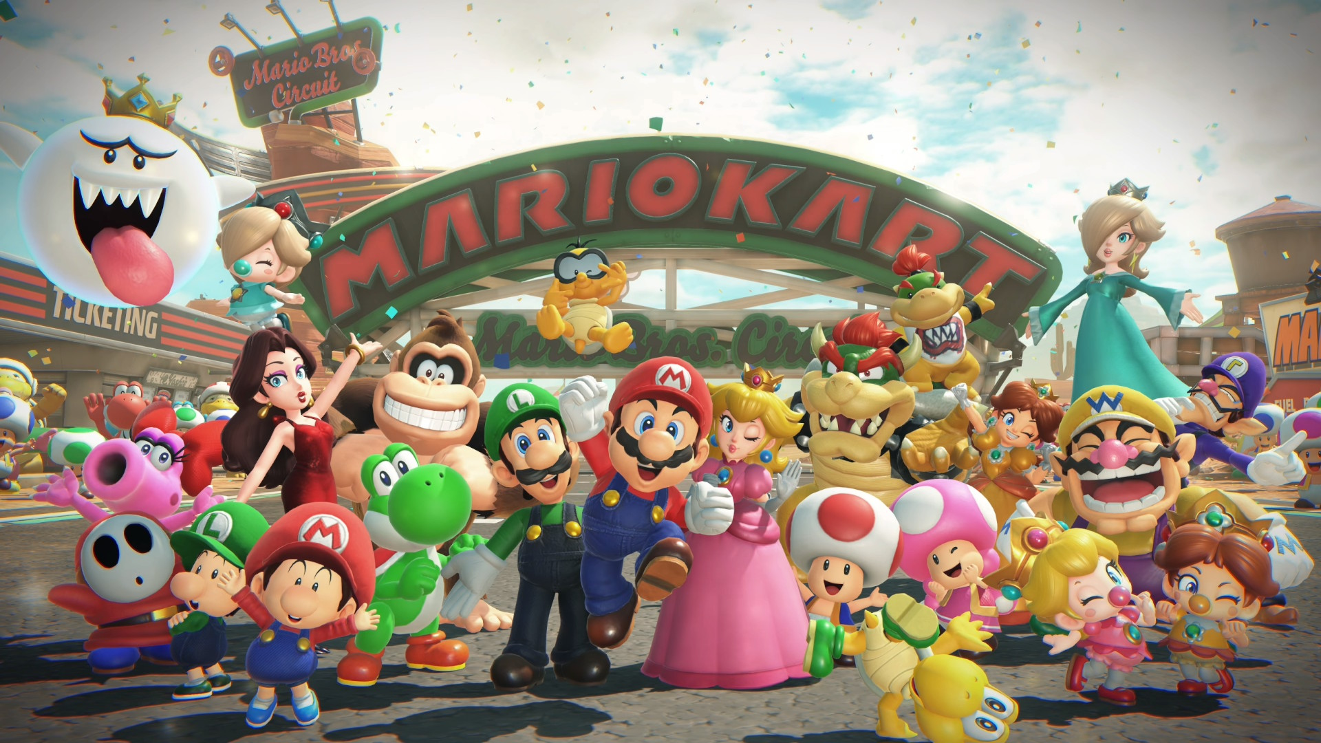 Complete Mario Kat World cast