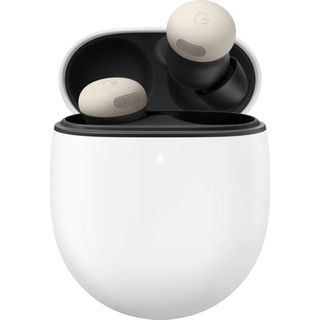 The Google Pixel Buds Pro 2 in white