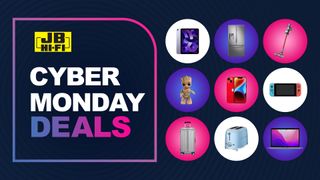 A selection of items on a Cyber Monday deals overlay