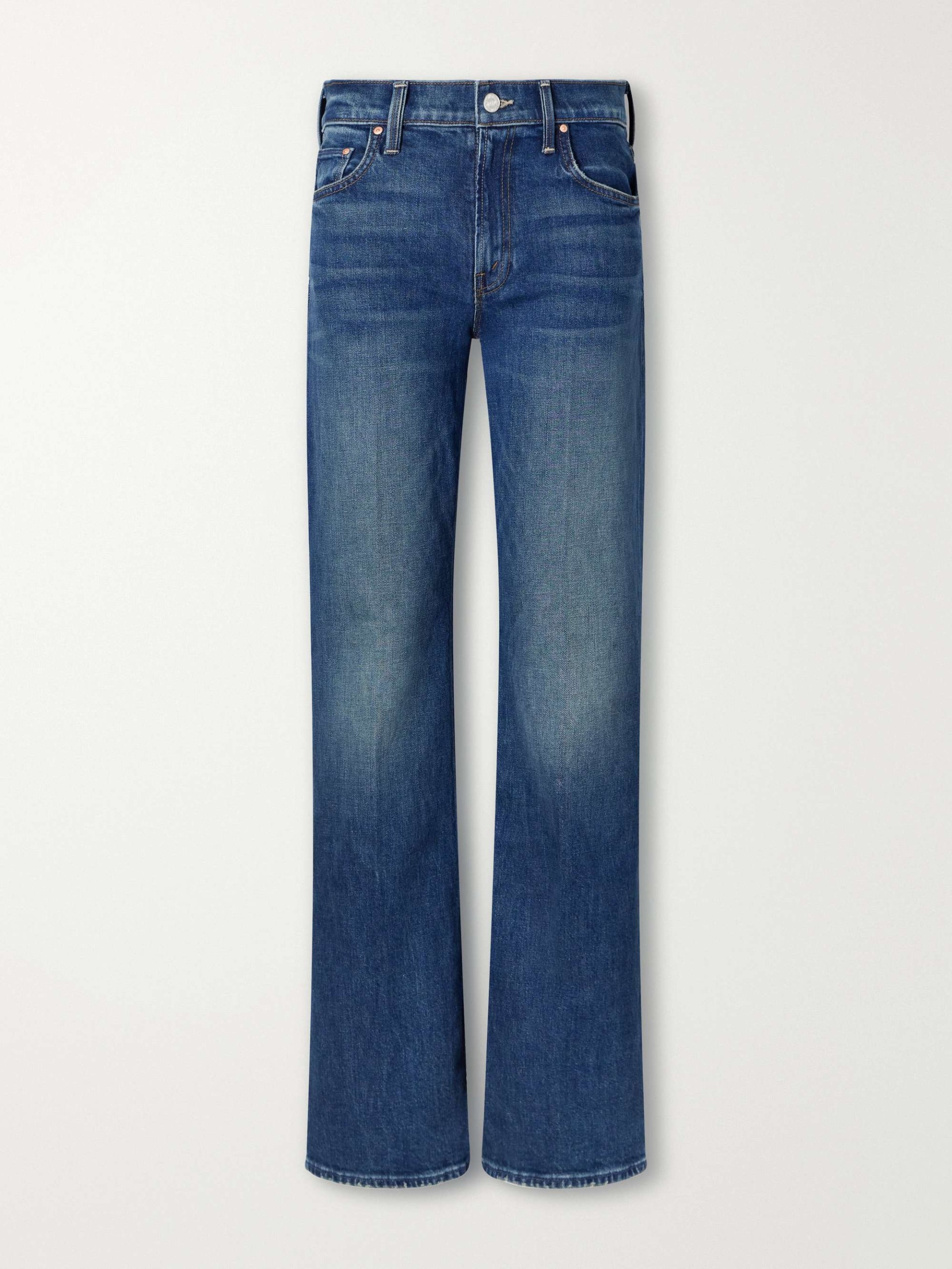 The Bookie Sneak Mid-Rise Straight-Leg Jeans