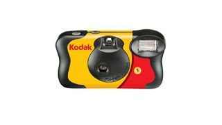 Kodak Funsaver 35mm Single Use Camera on white background