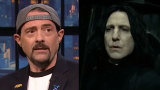 Kevin Smith on Late Night with Seth Meyers, Alan Rickman as Professor Snape in &quot;Harry Potter &amp; the Deathly Hallows.&quot; 