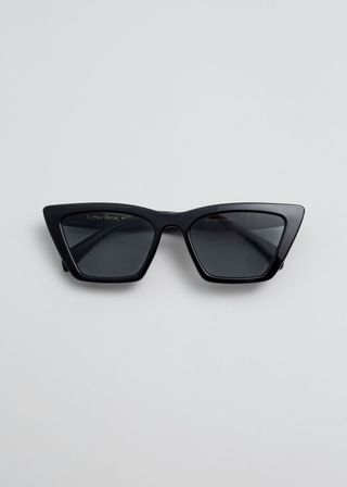 Angular Cat Eye Sunglasses