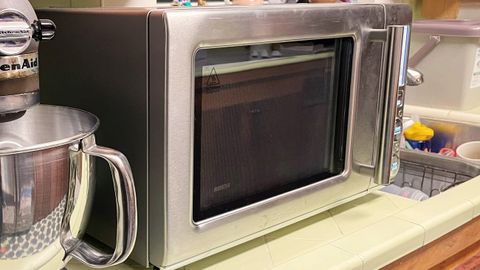 Breville Combi Wave 3-in-1 Convection Microwave being used in writer's home