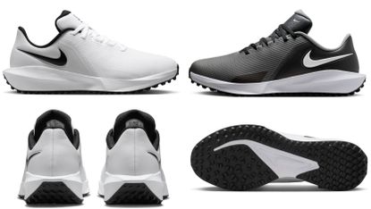 A variety of pictures of the Nike Infinity G NN golf shoes