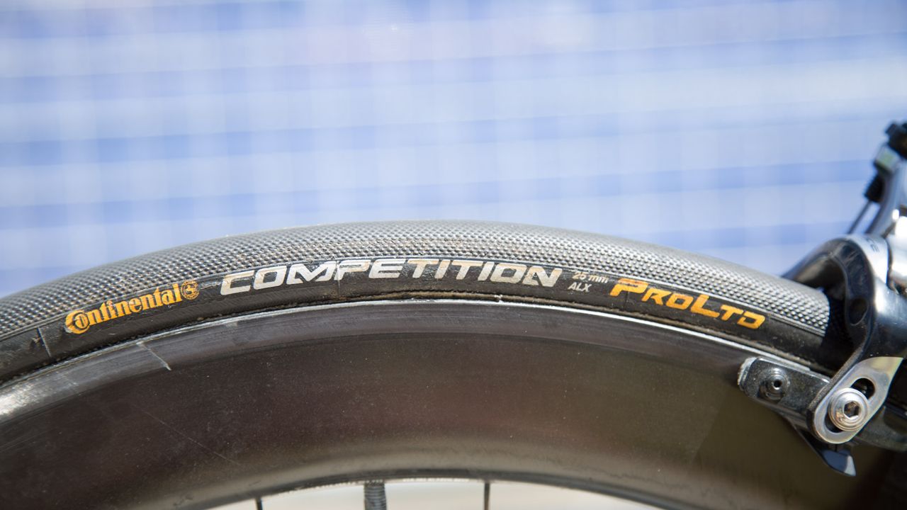 Continental 25mm tubular tyres