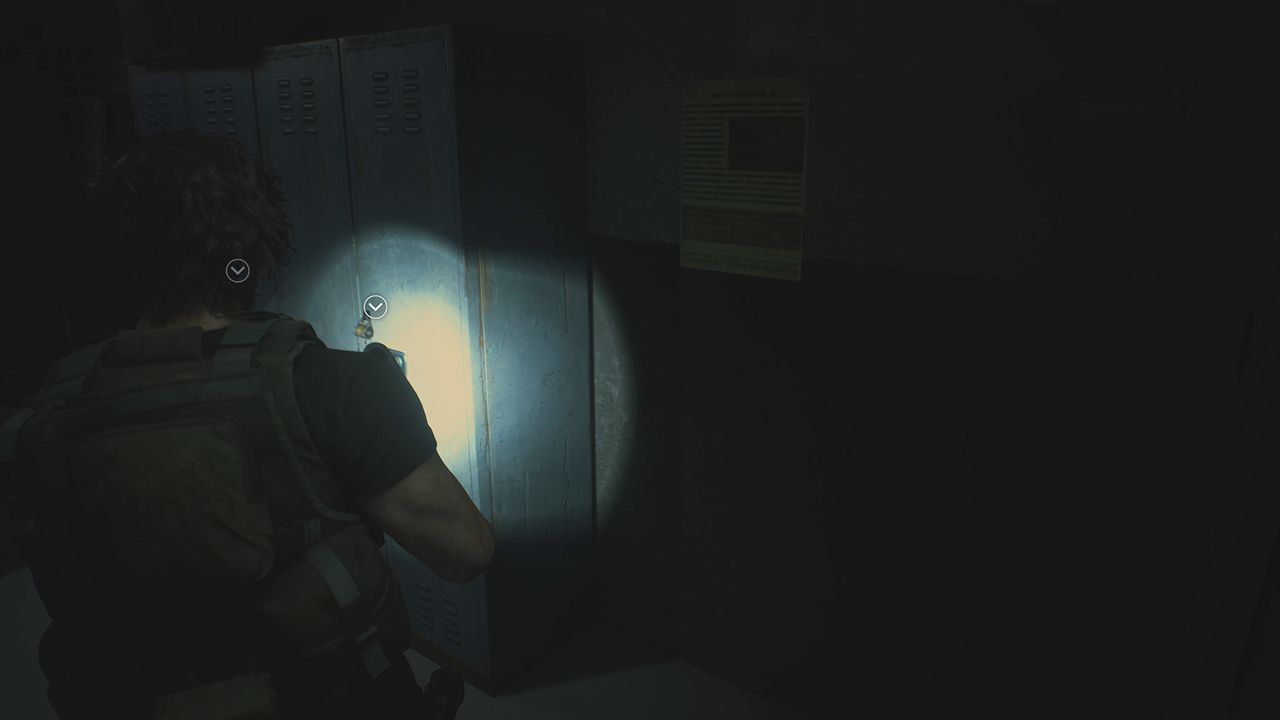 Resident Evil 3 Remake Safe Locker Codes Raccoon Police Station Shower Room (2F)