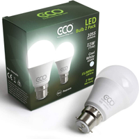 ECO Energy Saving 11W Bayonet Light Bulbs - £11.99 | Amazon