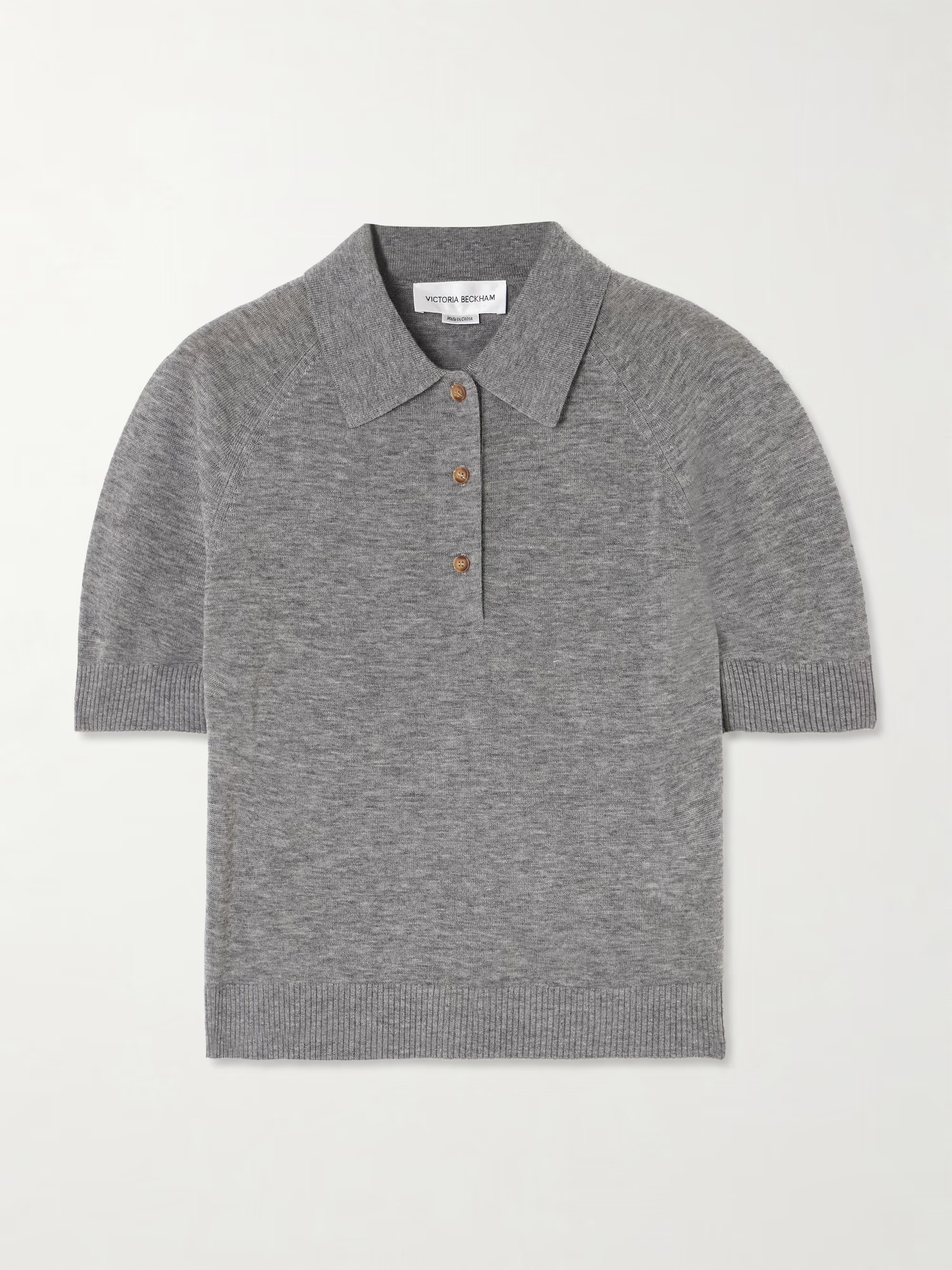 Victoria Beckham polo knit.