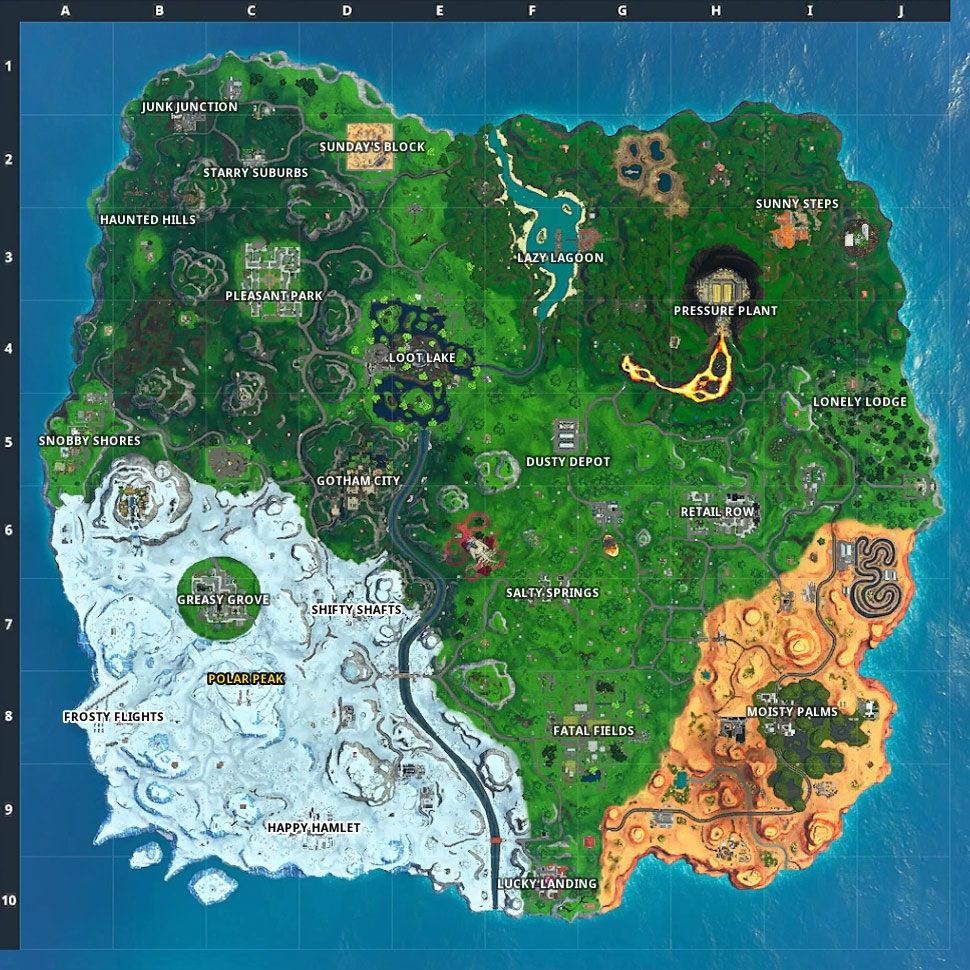 Fortnite Chapter 1 Map: All the big changes for Season 10 | GamesRadar+