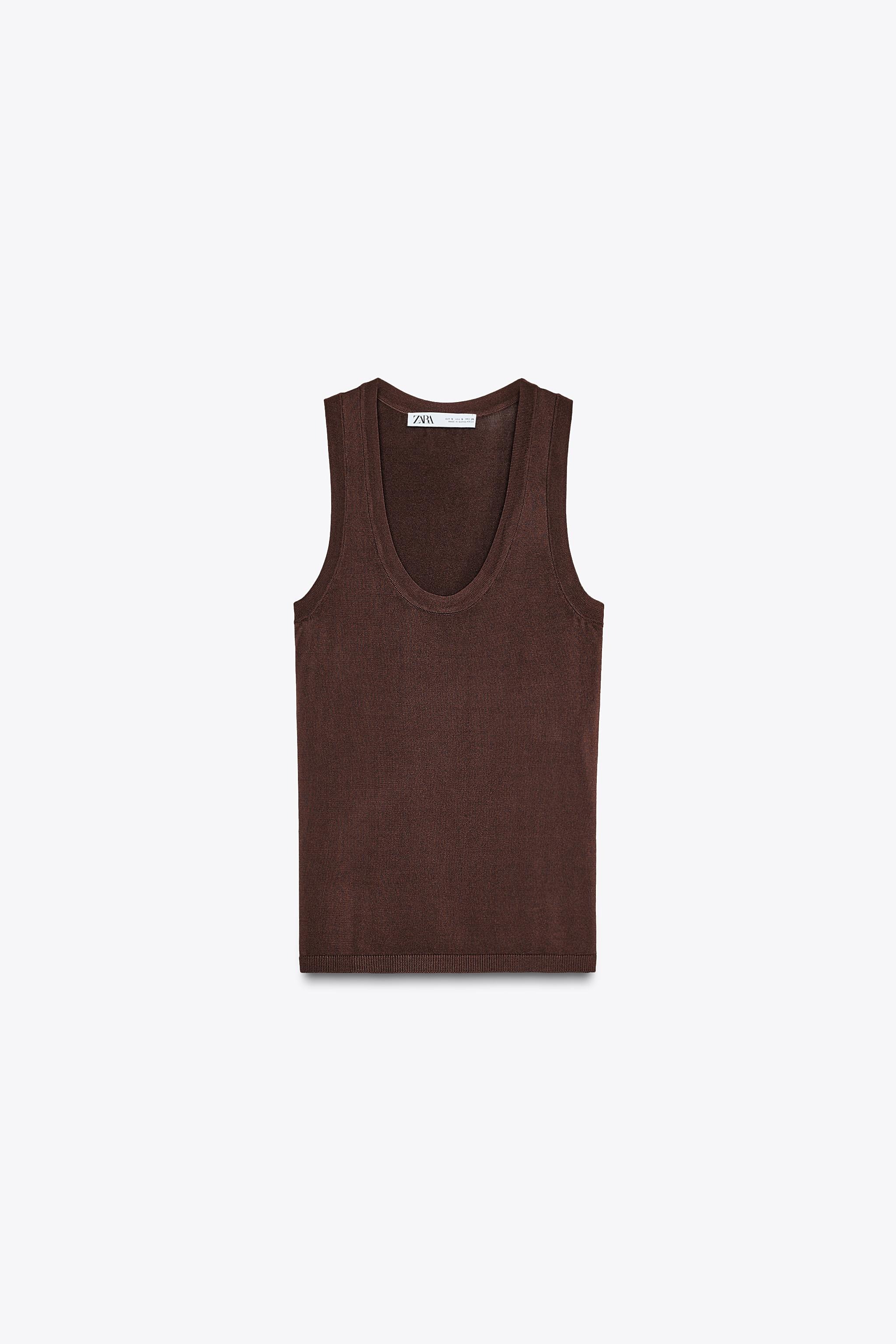 ZARA, Smooth Knit Basic Top