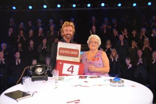 Noel Edmonds and Ann Crawford on Deal Or No Deal