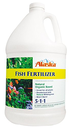 Alaska Fish Emulsion Fertilizer 5-1-1 Concentrate 1 Gallon (packaging May Vary)