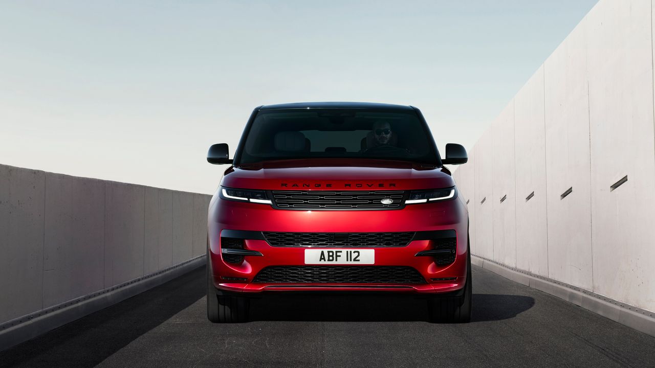 New Range Rover Sport in red