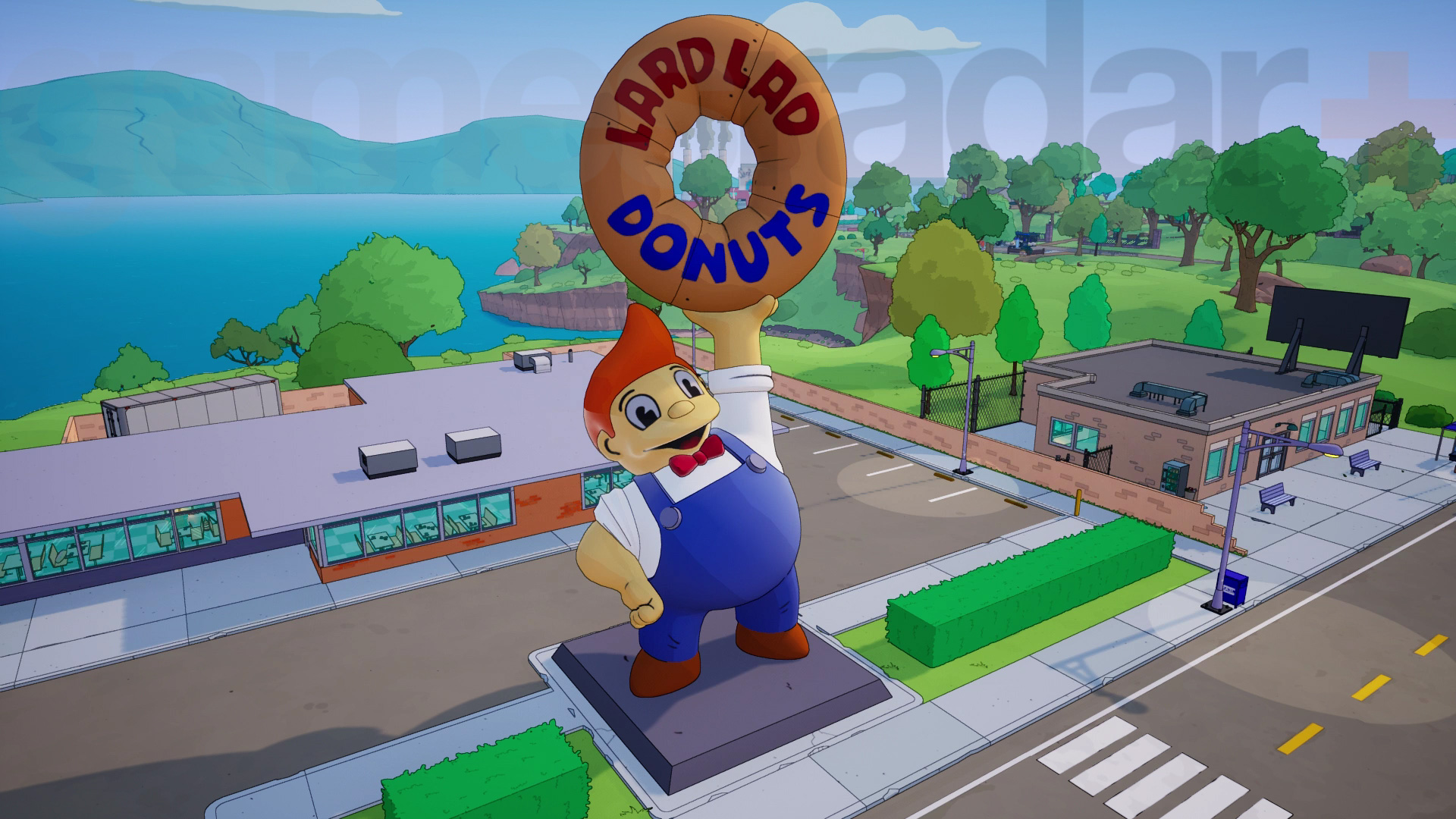 The Dislodge the Lard Lad Donut quest in Fortnite Hidden Gags