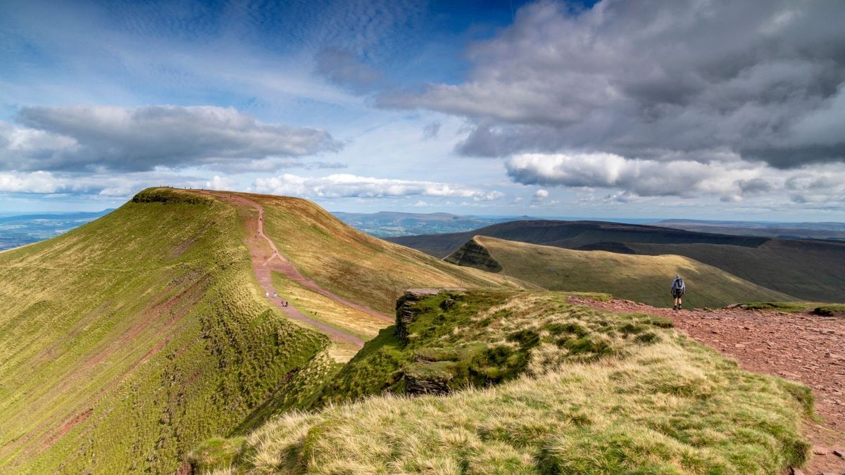 Pen y Fan from Corn Du in Brecon Beacons