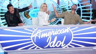 Lionel Richie, Katy Perry, and Luke Bryan on American Idol