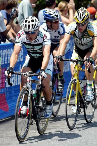 Jame Carney racing at the Reading Classic
