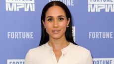 Duchess of Sussex and Founder of As Ever, Meghan Markle, attends Fortune Most Powerful Women Summit 2025 at Salamander Hotel 