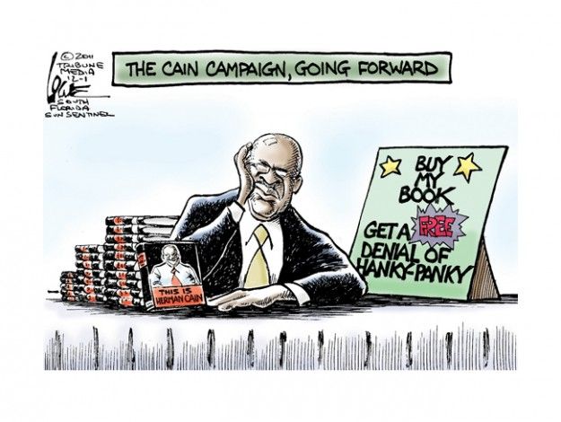 Cain&amp;#039;s reassessed campaign