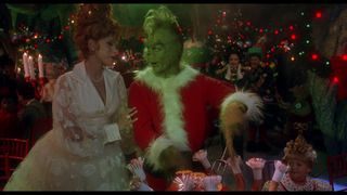 Christine Barnaski and Jim Carrey in 'How the Grinch Stole Christmas'